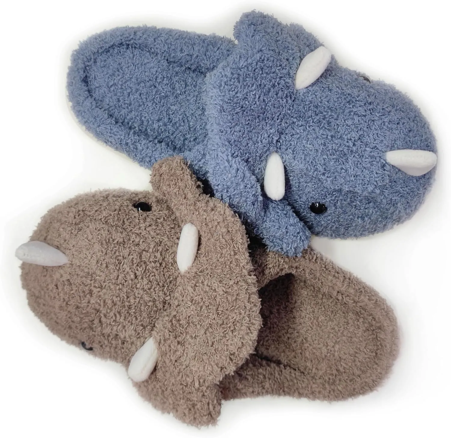Unisex Dinosaur Slippers Plush House Slippers Soft Sandals Indoor & Outdoor Fuzzy Winter Slippers 2024