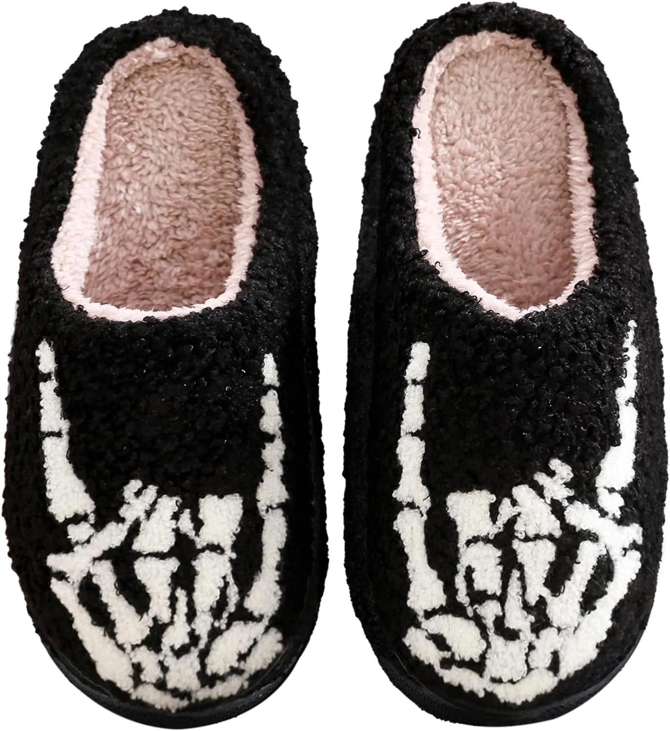 Unisex Leopard Print Happy Face Slippers - Retro Memory Foam Soft Plush Non-Slip Home Shoes