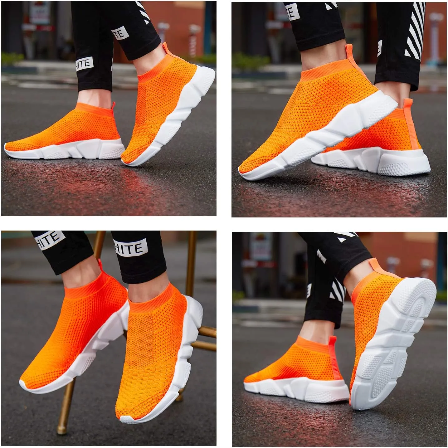 VAMJAM Men's Socks Sneakers Slip On Lightweight Breathable Comfortable Fashion Walking Shoes…
