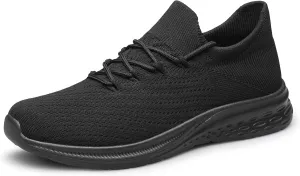 vibdiv Mens Fashion Slip On Walking Shoes - Lightweight Breathable Casual Mesh Non Slip Running Shoes Comfortable Sneakers for Men