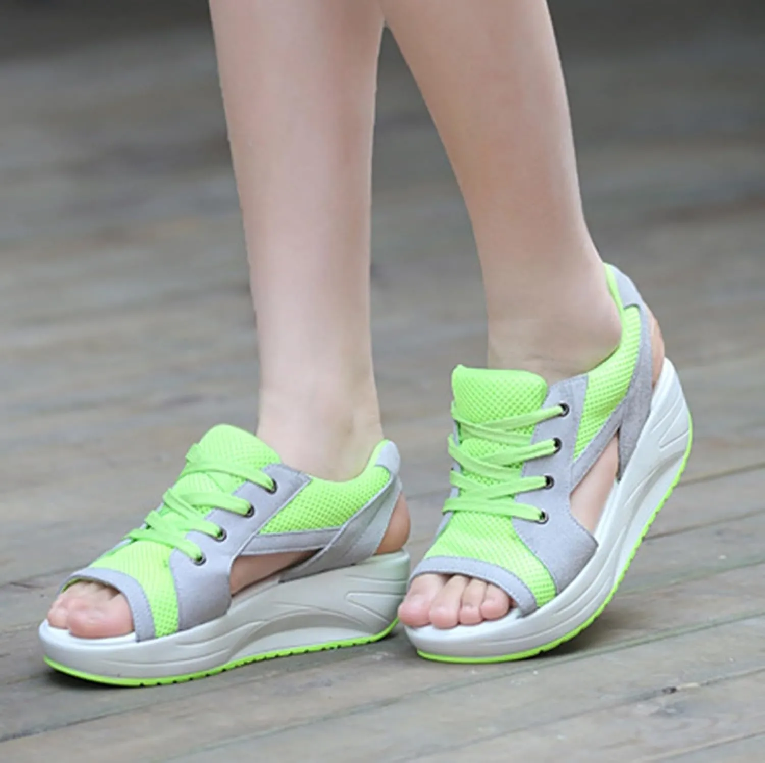 Wedge Orthopedic Sandals for Women Comfortable Open Toe Walking Sandals Ankle Strap Wide Width Platform Wedge