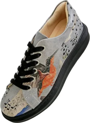 Wedge Platform Sneakers for Women - Handmade Vegan Leather, Unique Chunky Sneakers