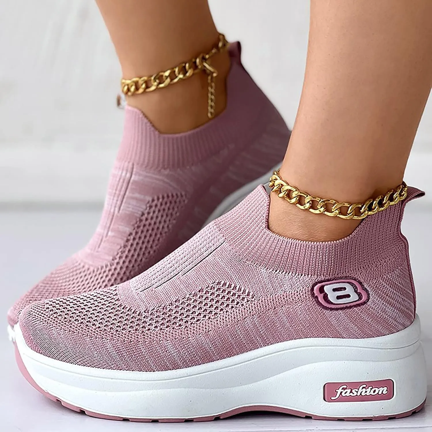 Women Sneakers Black and White Women's Slip On Shoes Size 11 Wide Women's Tennis Shoes Size 7 Wide Black Tennis Shoes Women Slip Ons Zapatillas De Tacon para Mujer