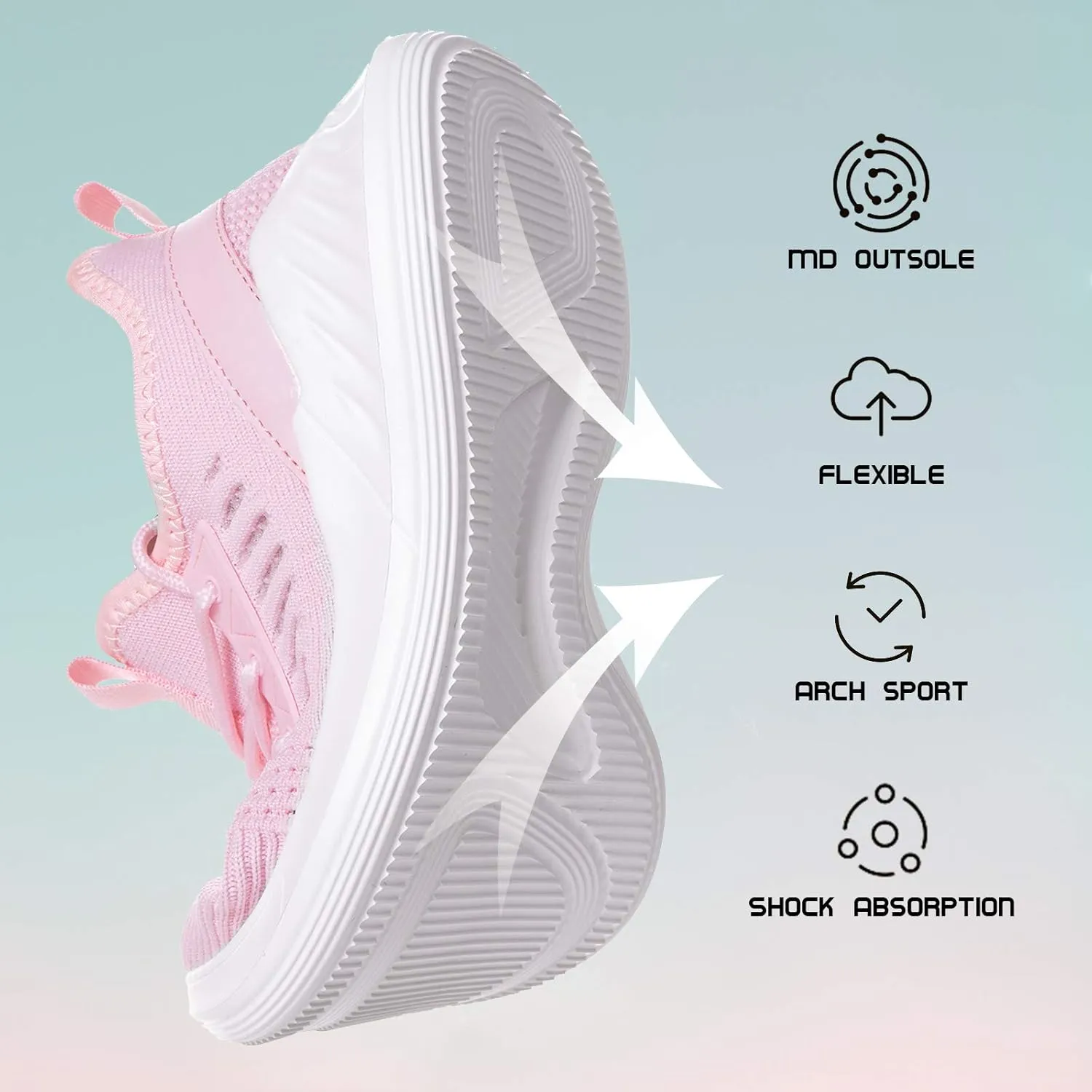 Women's Breathable Running Shoes – Lightweight, Comfortable Sneakers for Walking & Workouts