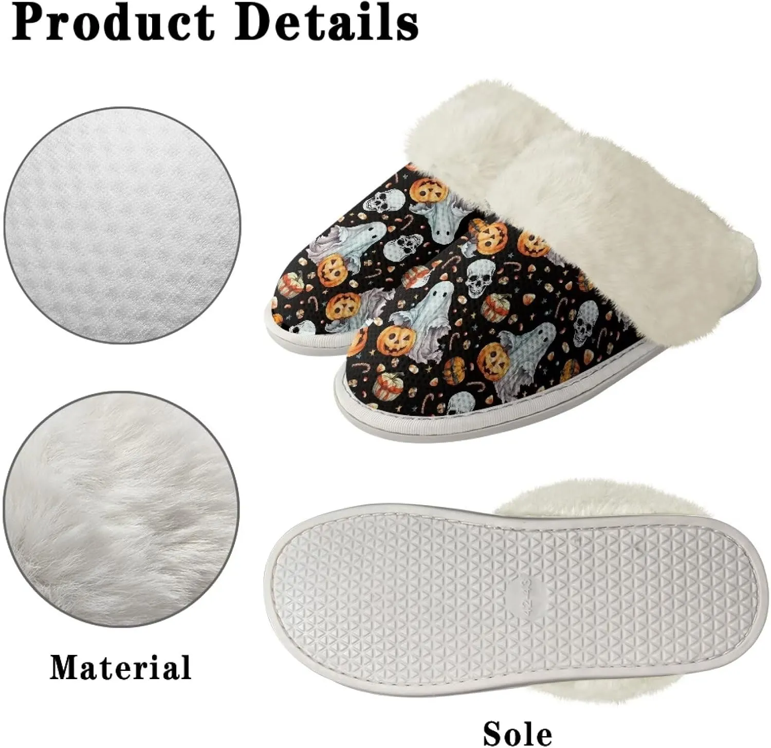 Womens Fur Fuzzy Slippers Faux Fur Lined Bedroom Slipper Lightweight Warm Winter House Shoes Comfortable Indoor and Outdoor Slide Sandals