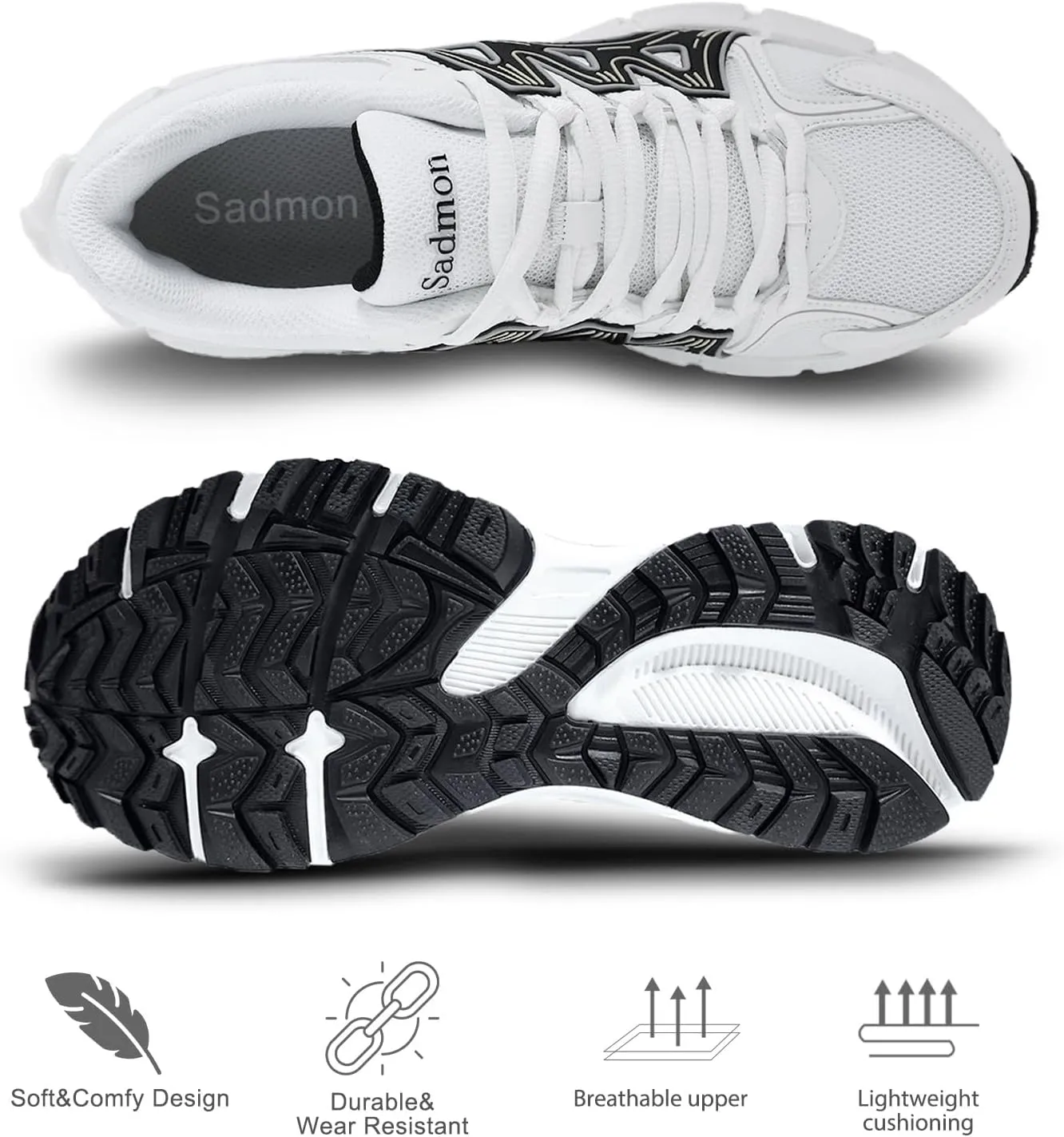Women's Non-Slip Trail Running Shoes Support Sneakers Tennis Shoes Casual Walking Sneakers