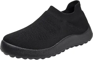 Womens Non Slip Work Shoes Slip On Water Resistant Tennis Shoes Men Mesh Ladies Casual Shoes High Top Sneakers Platform Tennis Shoe Loafers Shoe