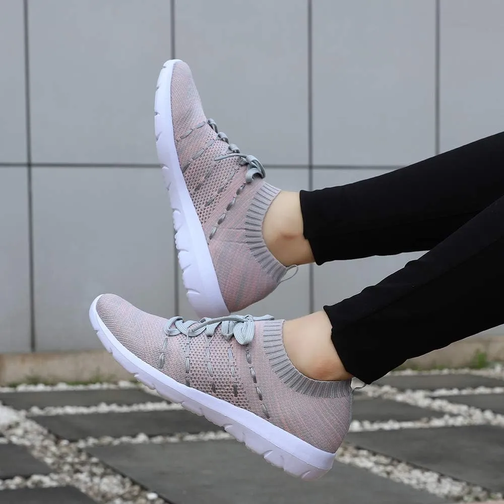 Women's Running Shoes Lightweight Comfortable Mesh Sports Shoes Casual Walking Athletic Sneakers