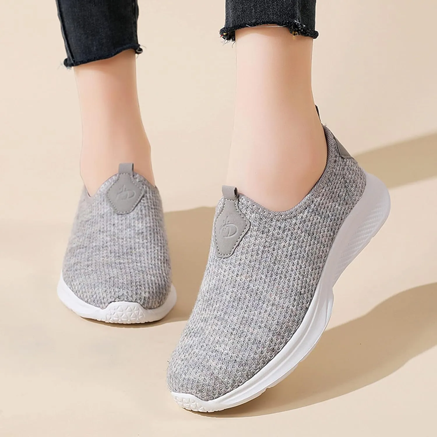 Womens Running Shoes Lightweight Tennis Shoes Non Slip Walking Shoes Women Wide Casual Slip On Shoes Casual Sneakers Waterproof Tennis Shoe Loafers Shoe