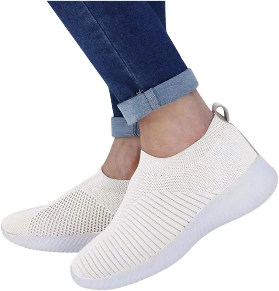 Womens Running Shoes Slip-on Walking Sneakers Womens Running Shoes Food Service Casual Tennis Shoes Men Shoes Sneakers Red Tennis Shoe Loafers Casual Slip On