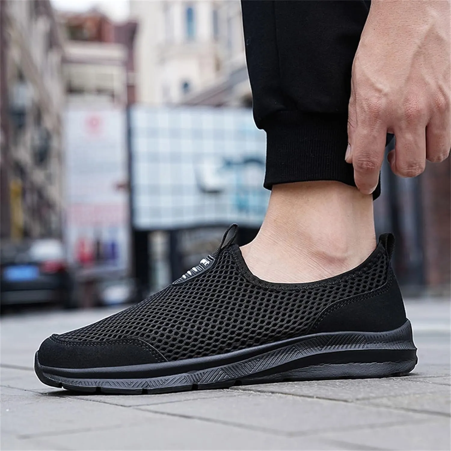 Women's Slip on Walking Shoes Tennis Lightweight Gym Running Shoes for Men Walking Men Shoes Casual Black Platform Sneaker Red Tennis Shoe Loafers Casual Slip On