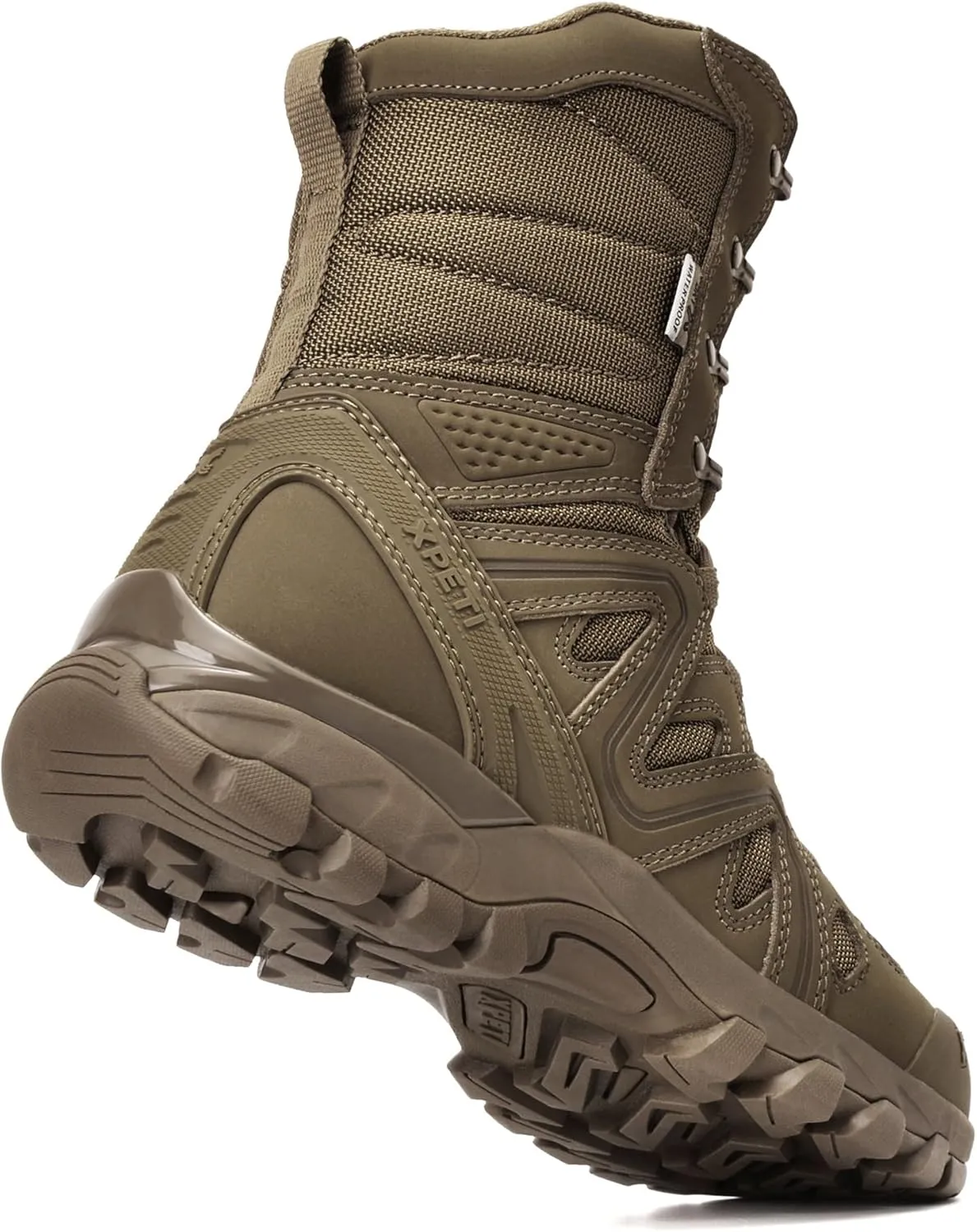 XPETI DUTY Men's X-FORCE 8'' Leather Military Boots Waterproof Tactical Boots
