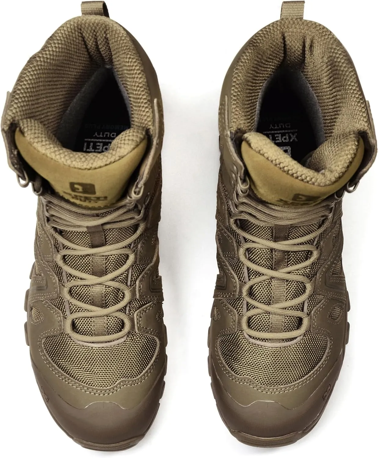 XPETI DUTY Men's X-FORCE 8'' Leather Military Boots Waterproof Tactical Boots