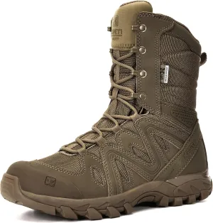 XPETI DUTY Men's X-FORCE 8'' Leather Military Boots Waterproof Tactical Boots