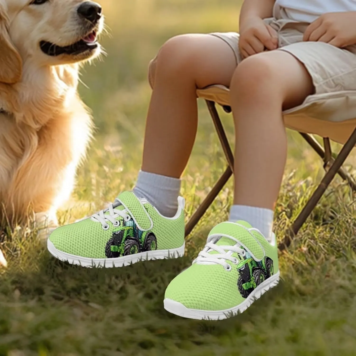 YEXIATODO Boys' Girls' Shoes Lightweight Slip On Casual Running Shoes Breathable Athletic Shoes Sneakers Size 13-2.5 Kids