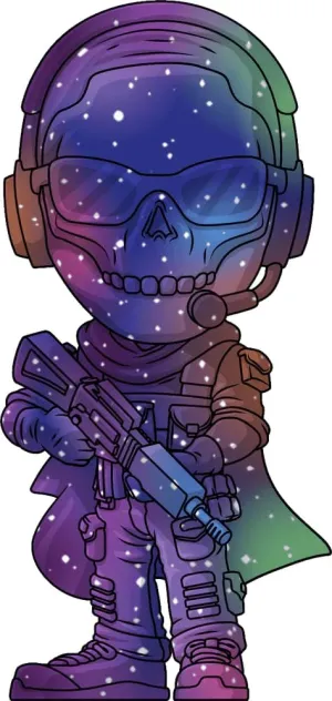 Youtooz Orion Ghost #2 4.6" inch Vinyl Figure, Collectible Limited Edition COD MW2 Figure from The Modern Warfare II Collection [Ages 15 ]